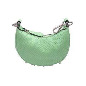 FENDI Python shoulder bag FendiGraphy hobo green leather